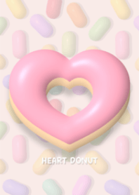 Heart Donut Cute Theme