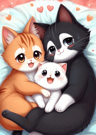 Cute black cat   9b4b70