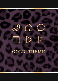 GOLD x PANTHER PATTERN  - 01 F-08
