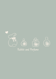 Rabbit and Perfume -smoky green-