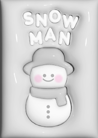 Plump Snowman [white][light gray]