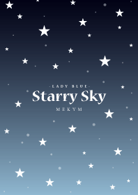 - Starry Sky Lady Blue -