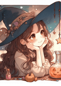 cute little witch halloween V. 22