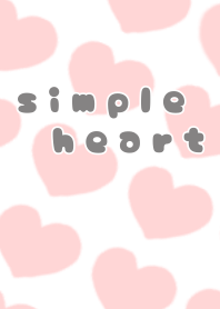 White, pink, gray and heart.