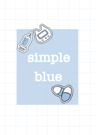 Simple blue,