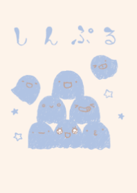 moni obake dull color blue