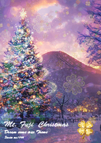 運気上昇✨富士山とクリスマスツリー