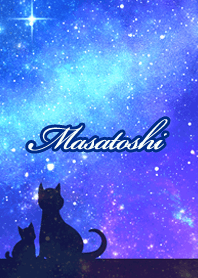 Masatoshi Milky way & cat silhouette