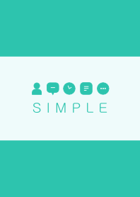 シンプル サマー(エメラルドグリーン)V.11