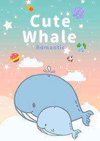 misty cat-Cute whale Galaxy romantic 2