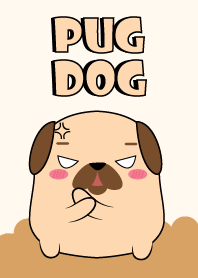 Emotion Angry Pug Dog (jp)