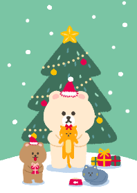 หมีเลี้ยงแมว: เอาท์ดอร์คริสต์มาส