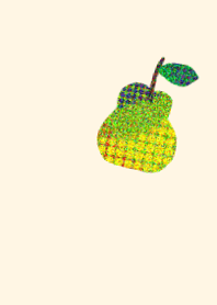 Glittering pear