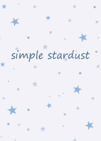 simple stardust *light blue
