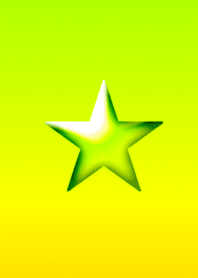 Slipper star yellow green