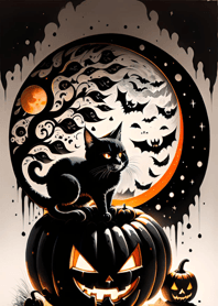 halloween cat a72440