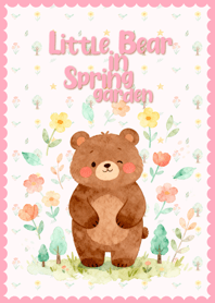 Little Bear in Spring Garden