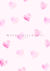WatercolorHeart - PINK 13