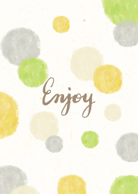 Watercolor circle refreshing5 from Japan