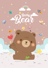 ลูกหมีแบร์รี่ เลิฟๆ กาแล็กซี่ สีน้ำตาล