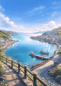 Coastal Bay Morning Serenity