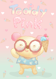 Teddy Pink : love ice cream