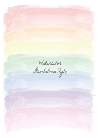 グラデーションスタイル／水彩2