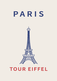 フランス領パリエッフェル塔白