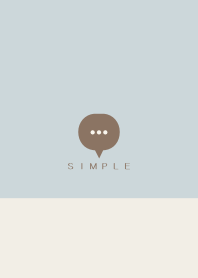 シンプル（beige blue)V.1261