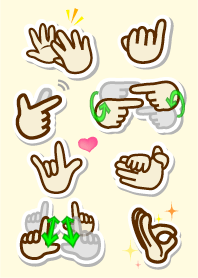 手話の着せかえ