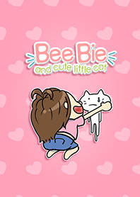 Bee Bie and cute little cat