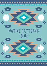 Native pattern_12_blue