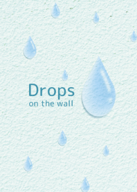 Drops on the wall