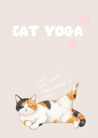 貓咪做瑜伽_a18