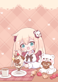 Polar bear and tsundere girls