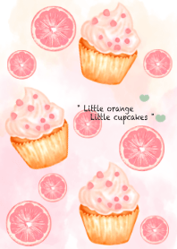 Sliced pink orange cupcake 6