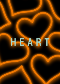 Neon Heart is Full Orange 4