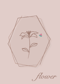 花 <西瓜> 棕色的