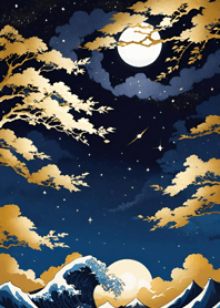 Ukiyo-e Cahaya Bulan EsOvM