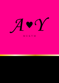 INITIAL -A&Y- Pink
