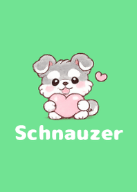 Sketch Schnauzer 2 Green 02