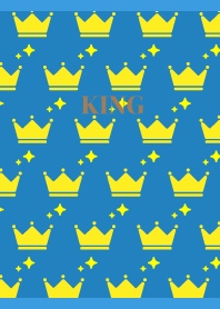 Cute crown on blue JP
