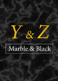 Y&Z-Marble&Black-Initial