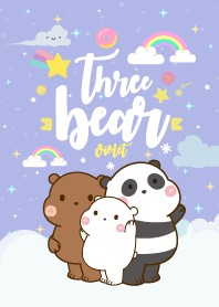 Kawaii Cute Bear violet