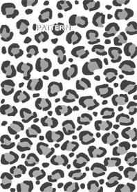 PATTERN The white leopard pattern.