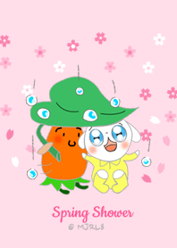 春のシャワー