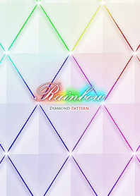 Rainbow Diamond Pattern