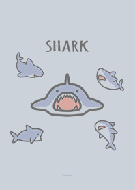 Beige Blue : Shark theme