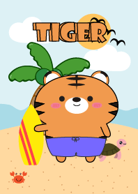 Tiger On The Beach Theme