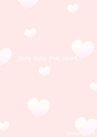 Girly Baby Pink Heart